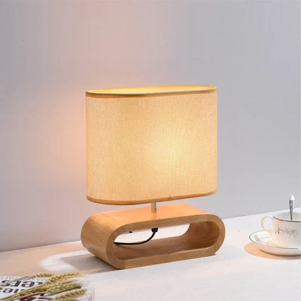 ZenWood – Elegante Japanse Bureau Lamp voor Sfeer