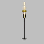 Staande lamp 4 koppen D / Warm licht