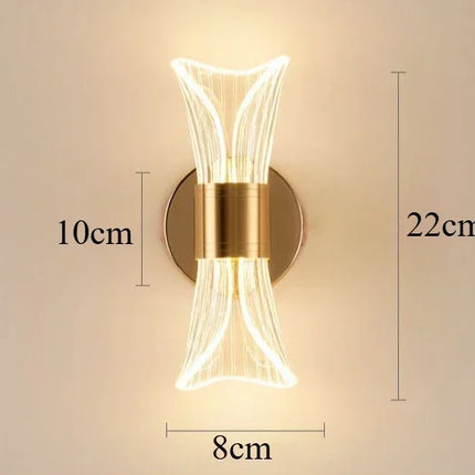 GlowCurve – Elegante LED Wandlamp voor Slaap- en Woonkamer