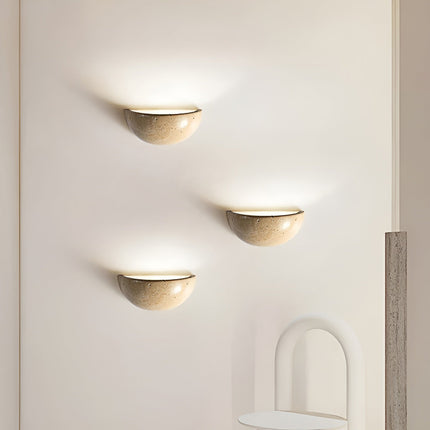 Elegante Wabi-Sabi LED Wandverlichting – Korzito Wandlamp