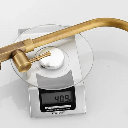 Elegante Zwanenhals Keuken Kranen van Antiek Messing