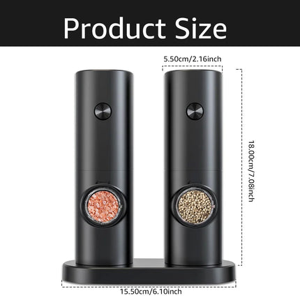 SpiceLite – Luxe Elektrische Peper- en Zoutmolen