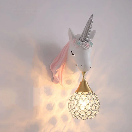 UnicornLicht – Speelse Wandlamp voor Kinderkamer