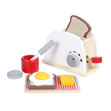 WoodPlay Set – Realistisch Houten Keukenspeelgoed
