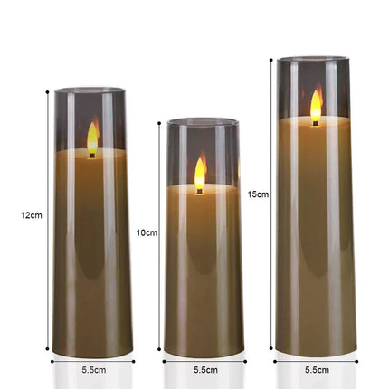 Oplaadbare CandleGlow – Elegante LED Kaarsenset met Afstandsbediening