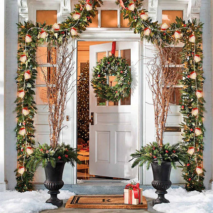 Betoverend Houten LED Huisje Lichtstrip – Creëer Magie en Warmte Deze Kerst