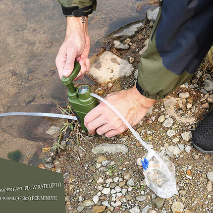 AquaSure - Hoogwaardig Outdoor Waterfilter voor Schoon Drinkwater