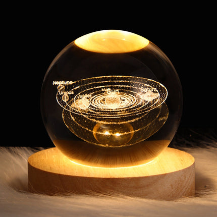 Crystal Light Ball – Betoverende Glazen Sfeerlicht voor Thuis