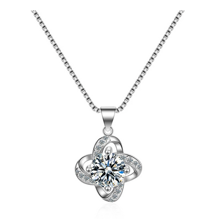 Charmante Liebdesknoop Ketting en Oorbellen Set | Het ideale cadeau!