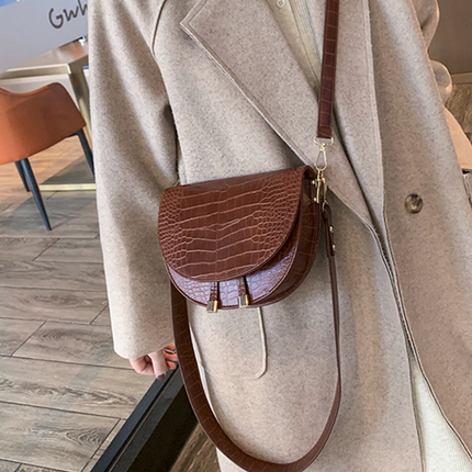Chelsey Crossbody Bag – Stoere Tas met Krokodillenprint