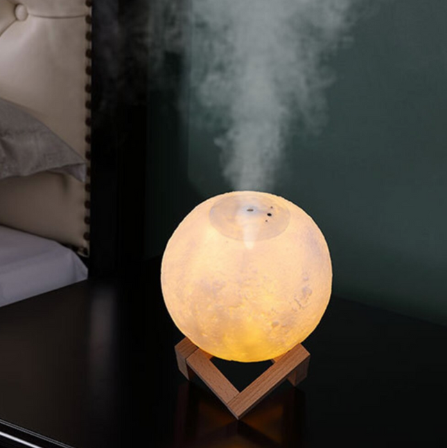 MoonBreeze Purifier - Maanlamp en Luchtbevochtiger