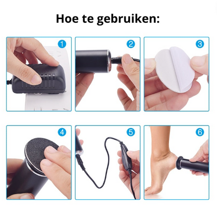 SmoothFeet – Luxe Elektrische Pedicure Vijl