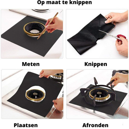 StoveGuard Protector - Handige Oplossing voor Schone Fornuis