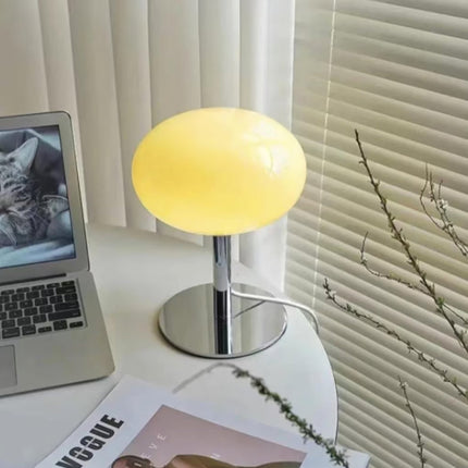 SérénitéMagique - Elegante Beige Tafellamp voor Sfeerverlichting