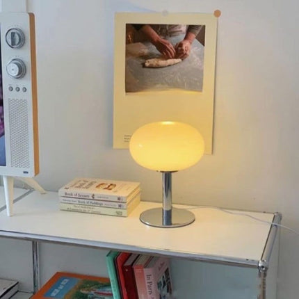 SérénitéMagique - Elegante Beige Tafellamp voor Sfeerverlichting