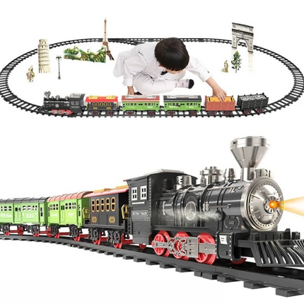 ClassicTrack Set - Retro Trein met Realistische Functies
