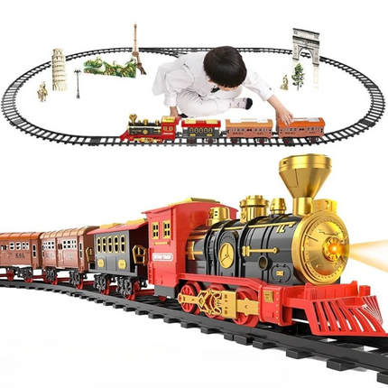 ClassicTrack Set – Vintage Trein met Realistische Effecten