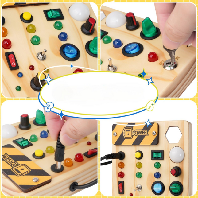 LightPlay – Creatief Montessori Speelbord met LED Lichten