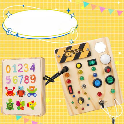 LightPlay – Creatief Montessori Speelbord met LED Lichten