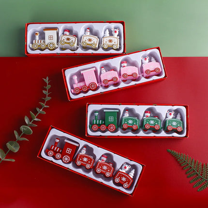 Kerst FestiveTrain - Charmante Kerstdecoratieve Trein