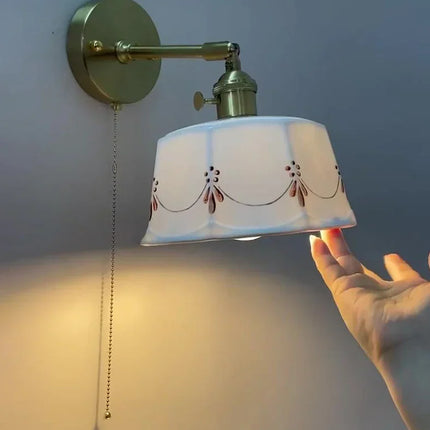 ZenGlow Light - Retro Japanse Wandlamp met Schakelaar