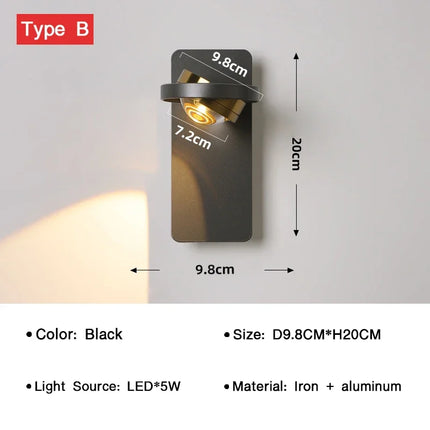 BrightTurn – Verstelbare LED Wandlamp voor Elke Ruimte