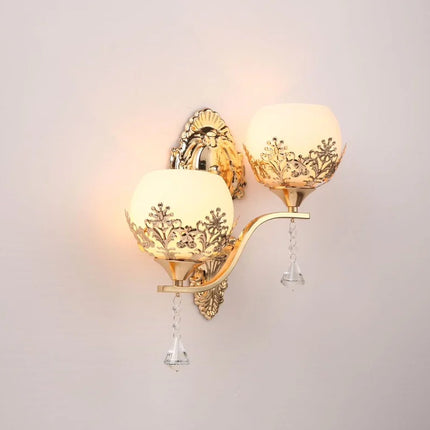LuxeGlow - Gouden LED Wandlamp voor Sfeervolle Verlichting