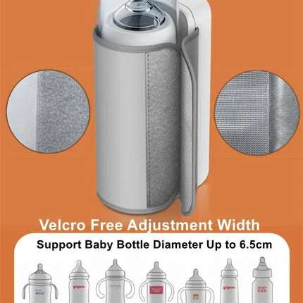 WarmEase - Draagbare Babyflesverwarmer met Instelbare Temperatuur