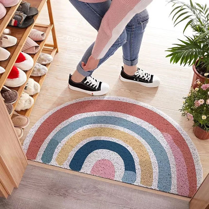BrightStep – Kleurrijke Regenboog Deurmat
