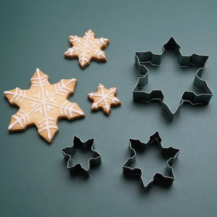 FloconSet - Sneeuwvlok uitstekers voor Magische Taarten
