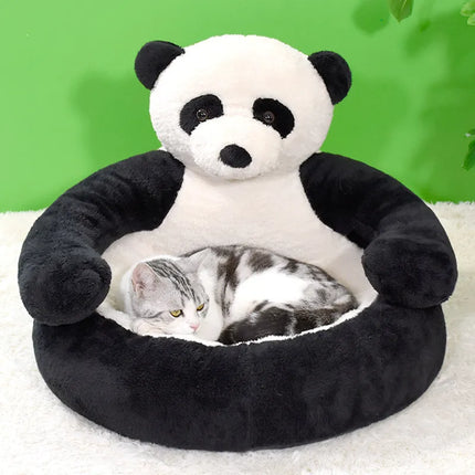 Samiya – Luxe Pluche Kattenbed voor Slaapcomfort
