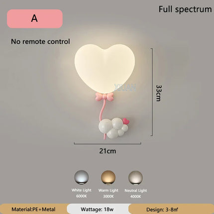 LoveLicht - Roze Wolken LED Nachtlamp