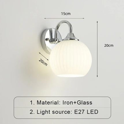 ModernWall - Scandinavische LED Wandlamp met Glas