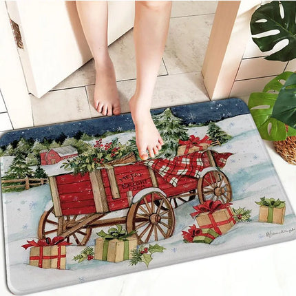 FestiveWelcome – Luxe Kerst Deurmat voor je Drempel