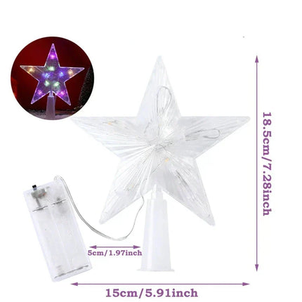 Starlit - Magische LED Ster voor Kerstboomdecoratie