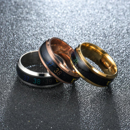 ThermoRing – Stijlvolle Unisex Temperatuur Monitoring Ring