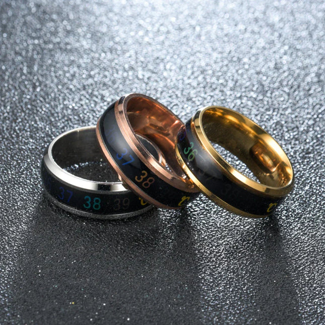 ThermoRing – Stijlvolle Unisex Temperatuur Monitoring Ring