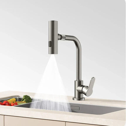 AquaFlow – Verstelbare Keukenkraan met Waterval Design