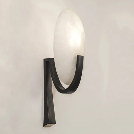 NordicLuxe – Stijlvolle Koperen Marmeren Wandlamp