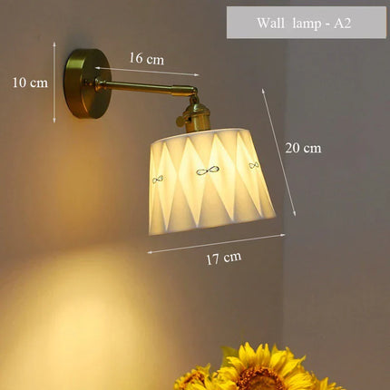 ZenGlow Light - Retro Japanse Wandlamp met Schakelaar