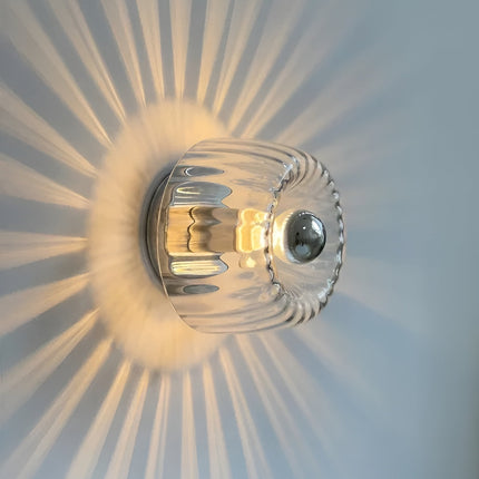 ScandiElegance Wandlamp – Moderne Glazen Verlichting met Bauhaus Charme