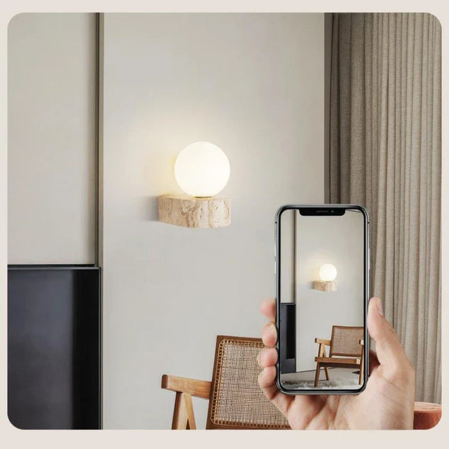 RetroGlow – Stijlvolle LED Wandlamp voor Gang