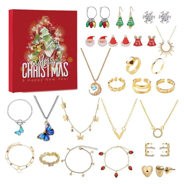 SparkleJoy Advent Calendar – Magische Sieraden voor Kinderen