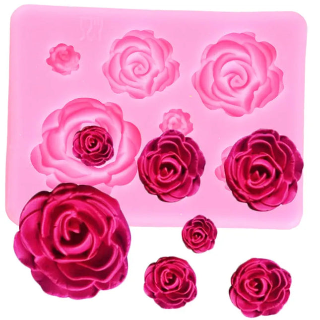 MiniRose - Siliconenmal voor Gedetailleerde Bloemencreaties