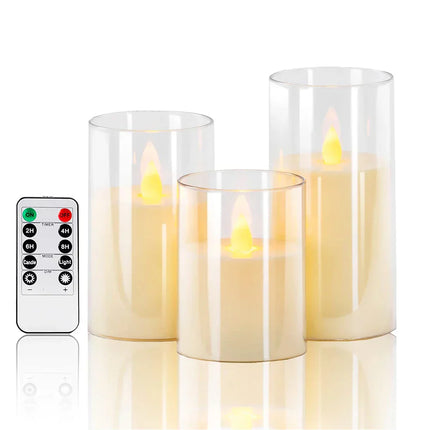 Oplaadbare CandleGlow – Elegante LED Kaarsenset met Afstandsbediening