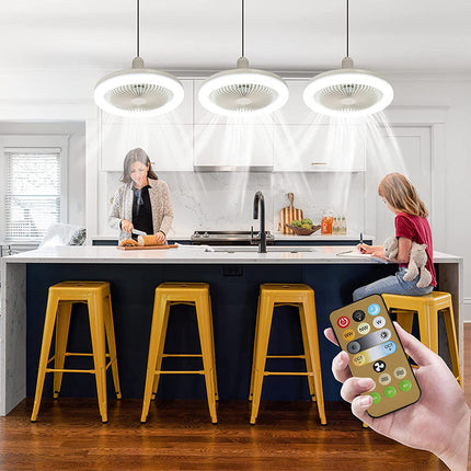 BreezeGlow Fan Light – Plafondventilator met Afstandsbediening