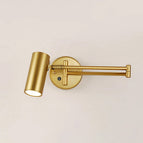 Goud & koel licht / L 12.6″ x H 4.7″ (Knopschakelaar)