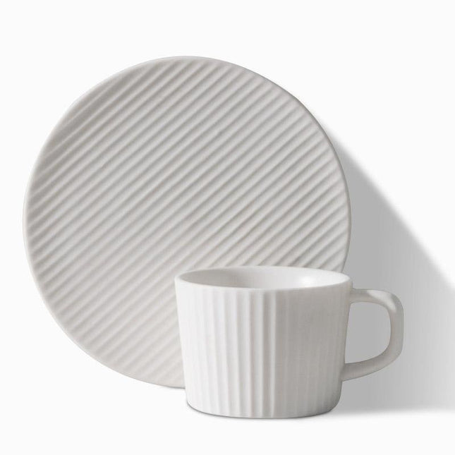 ElegantSips – Steengoed Koffiemok Set met Lepel