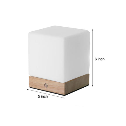 GloedCube Draadloze LED Tafellamp – Modern en Energiezuinig
