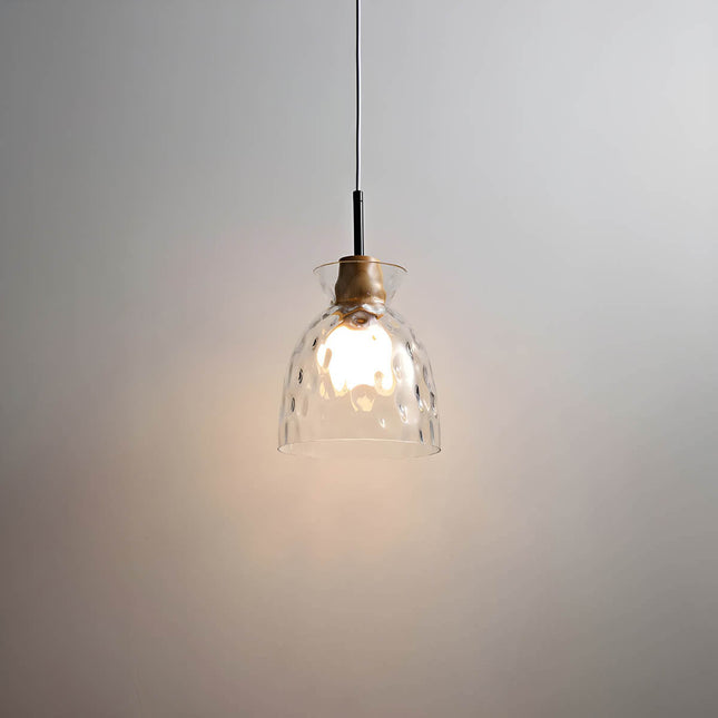 LuxeGlow Chique Glazen Kroonluchter - Modern Elegante Glazen Plafondlamp